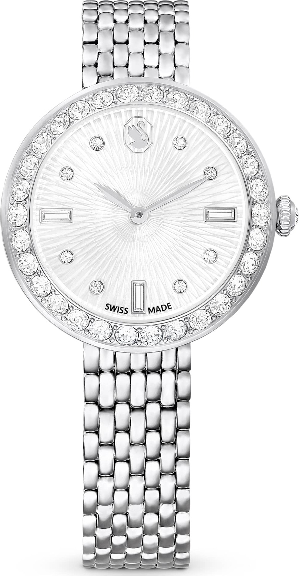 Montre Swarovski Certa 5673022 bracelet en acier inoxydable boitier incrusté de cristaux