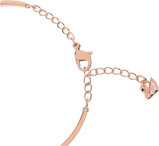 Bracelet-jonc Swarovski Symbolic 5171991 en métal plaqué or rose pour femme vue 2