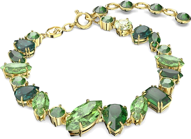 Bracelet Swarovski Gema 5652822 en cristaux verts pour femme vue 2