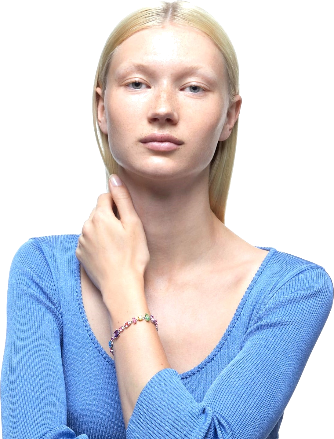 Bracelet Swarovski 5613739 Gema - Multicolore en métal rhodié pour Femme vue 5