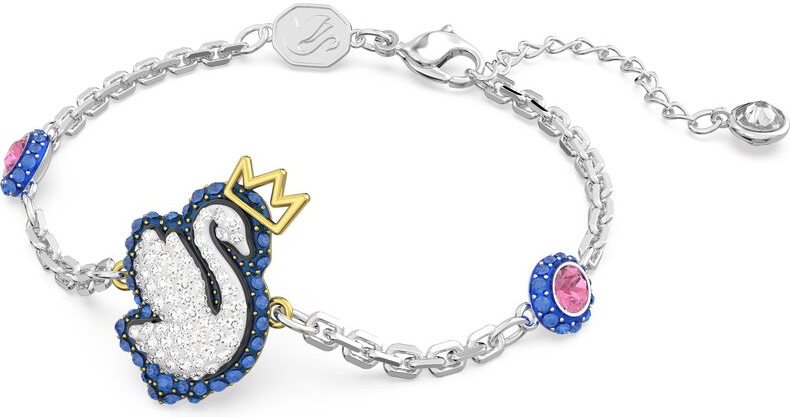 Bracelet Swarovski Pop Swan Cygne Bleu 5650187 en métal plaqué rhodium pour femme vue 2