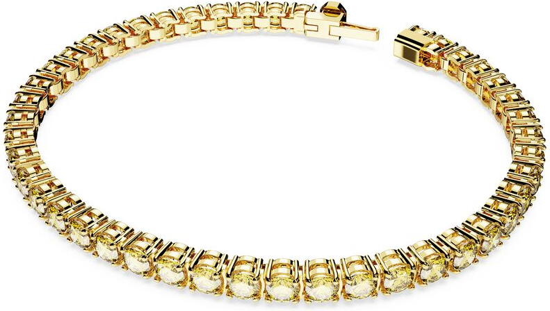 Bracelet Swarovski Matrix Tennis 5648933 en plaqué or jaune pour femme vue 2