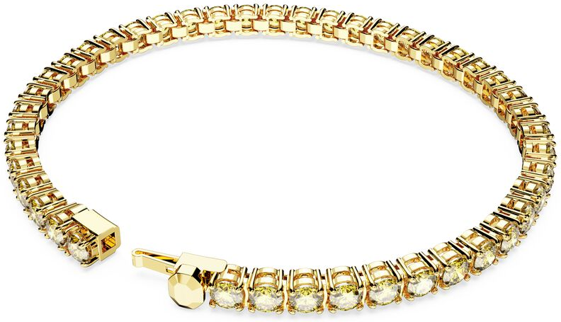 Bracelet Swarovski Matrix Tennis 5648933 en plaqué or jaune pour femme vue 4