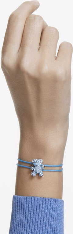 Bracelet Swarovski Teddy 5642980 en métal bleu rhodié pour femme vue 4