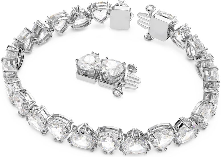 Bracelet Swarovski Millenia 5622451 en plaqué rhodium blanc avec cristaux taille Trilliant - Pour femme vue 2