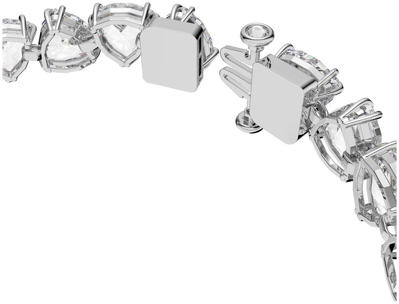 Bracelet Swarovski Millenia 5622451 en plaqué rhodium blanc avec cristaux taille Trilliant - Pour femme vue 3