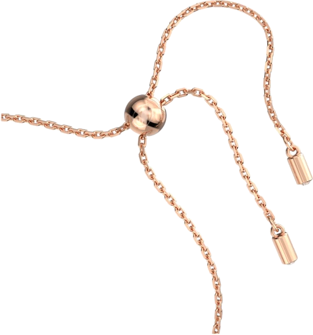 Bracelet Swarovski Constella 5636273 en métal plaqué or rose avec cristal taille ronde et pavé blanc - Pour Femme vue 3