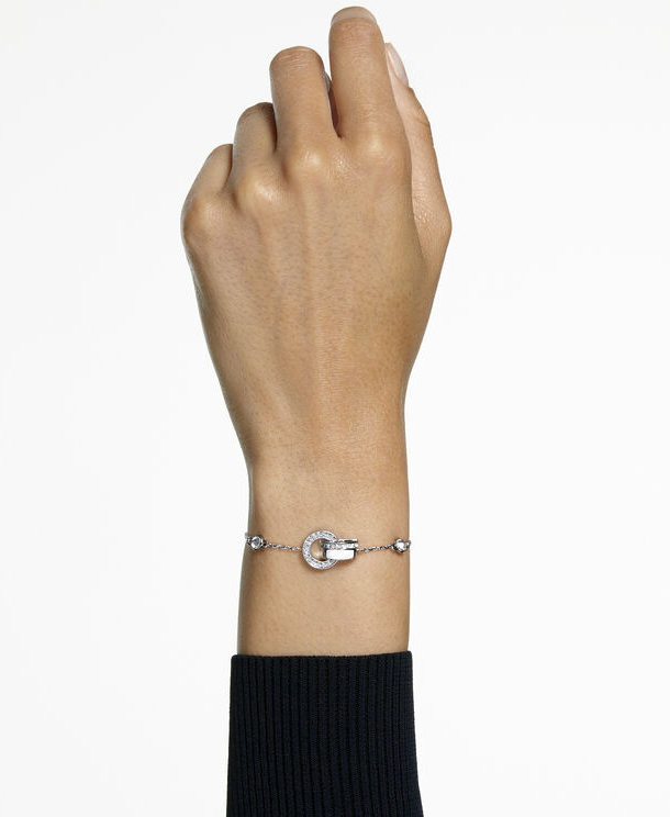 Bracelet Femme Swarovski Hollow en Métal Rhodié Argent - Réf. 5636499 vue 4