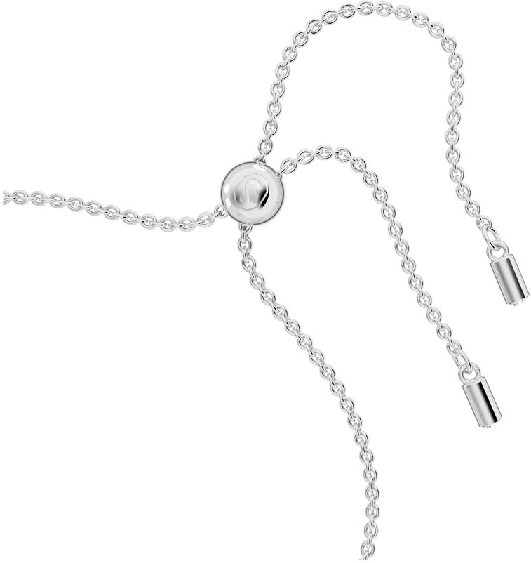 Bracelet Swarovski Una 5625534 en métal plaqué rhodium blanc, motif cygnes en cœur, pour femme vue 3