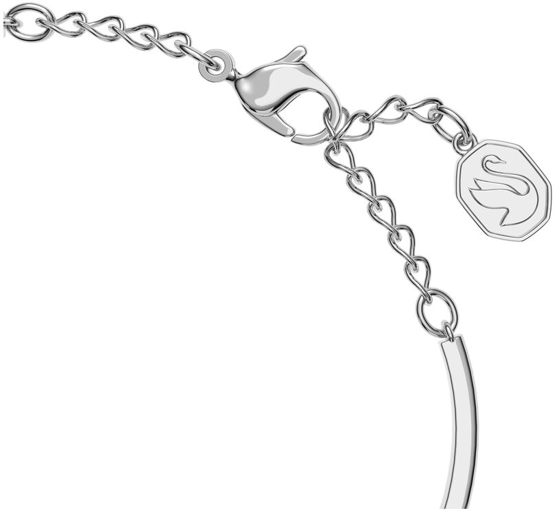 Bracelet Jonc Femme Swarovski Gema Fleur Blanc Rhodié - Réf. 5644681 vue 3
