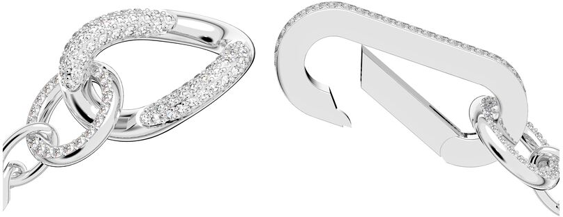 Bracelet Swarovski Dextera 5642598 en métal plaqué rhodium blanc pour femme vue 3