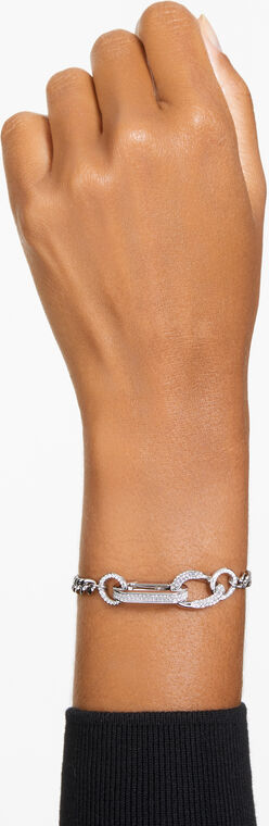 Bracelet Swarovski Dextera 5642598 en métal plaqué rhodium blanc pour femme vue 4