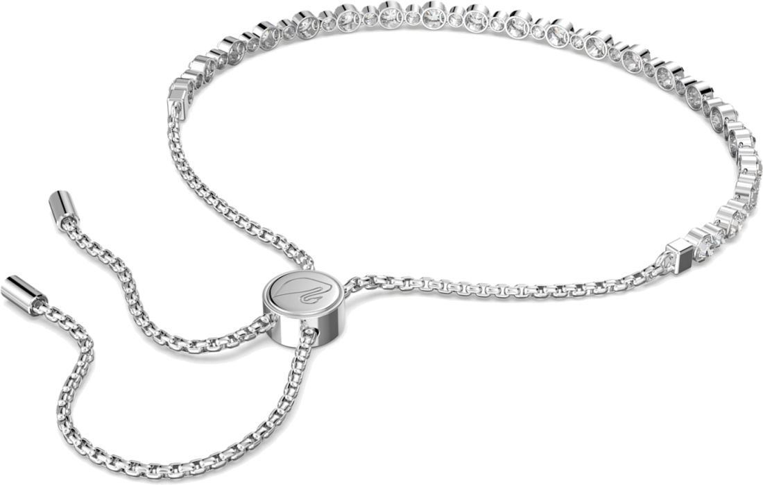 Bracelet Femme Swarovski Subtil 5465384 en Métal Rhodié avec Cristaux Blancs vue 4