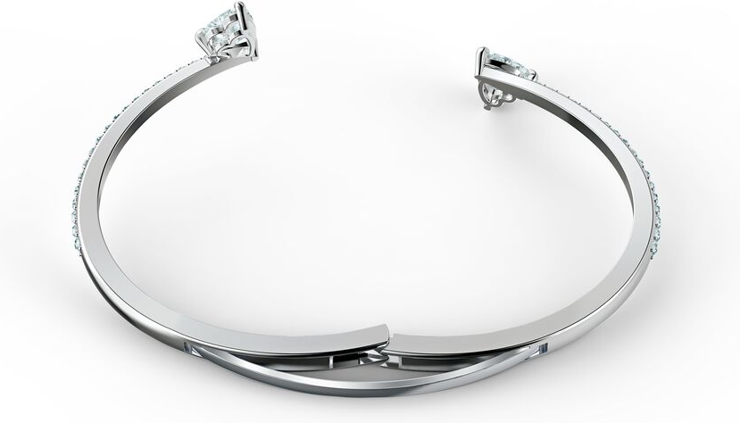 Bracelet Jonc Swarovski Attract Soul pour Femme, Plaqué Rhodium Argent - Réf. 5518814 vue 3