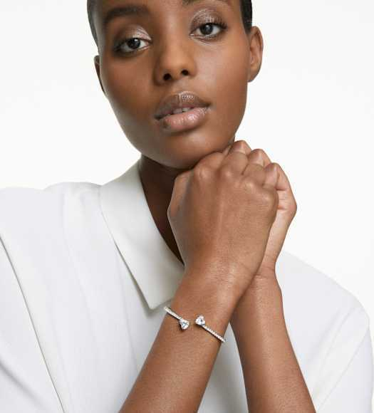 Bracelet Jonc Swarovski Attract Soul pour Femme, Plaqué Rhodium Argent - Réf. 5518814 vue 4