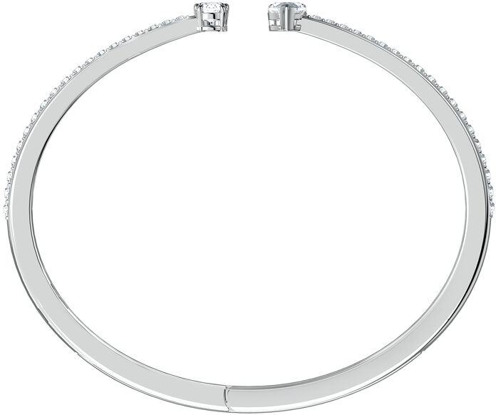 Bracelet manchette Swarovski Attract Blanc Rhodié - Réf. 5556912 - Pour femme vue 2