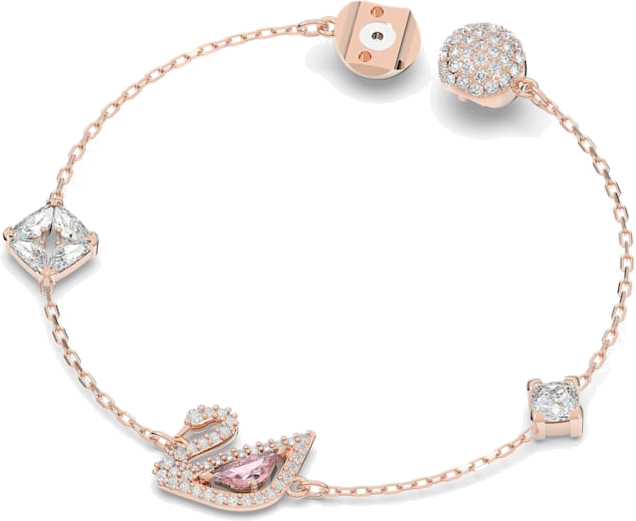 Bracelet Swarovski Dazzling Swan pour Femme, Or Rose, Réf. 5472271 vue 2
