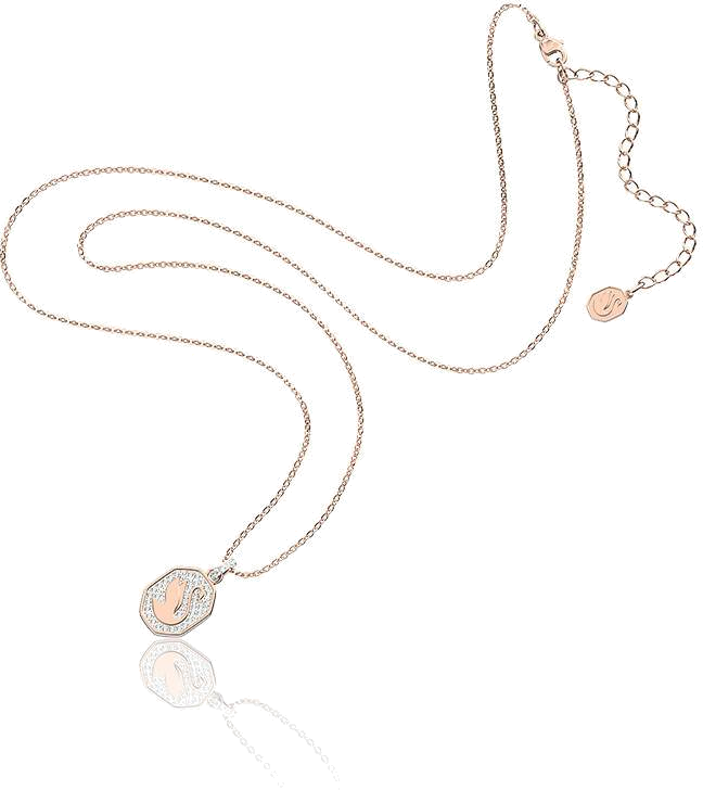 Collier Swarovski Signum 5621106 pour Femme en or rose plaqué et cristaux blancs vue 3