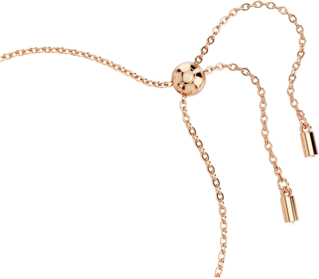 Bracelet jonc ajustable Swarovski Idyllia 5683581 coeur en plaqué or rose pour femme vue 3