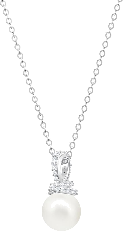 Collier Swarovski Originally 5452584 pour Femme en Argent Rhodié avec Perle Blanche vue 3