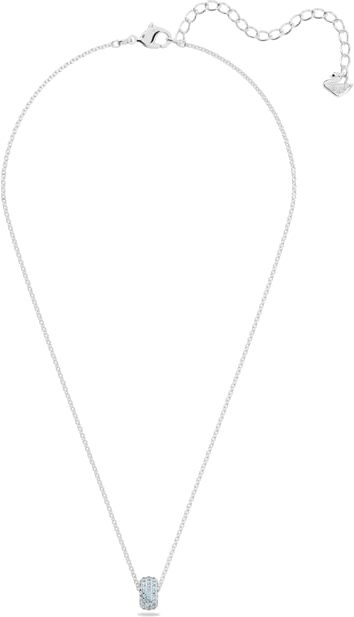 Collier Swarovski pour Femme 5642886, Chaîne Rhodiée avec Cristaux Bleus vue 2