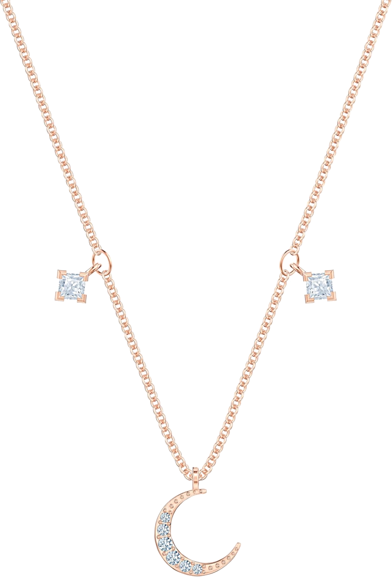 Collier Swarovski Prosperity 5491565 en plaqué or rose avec cristaux multicolores - Pour Femme vue 5