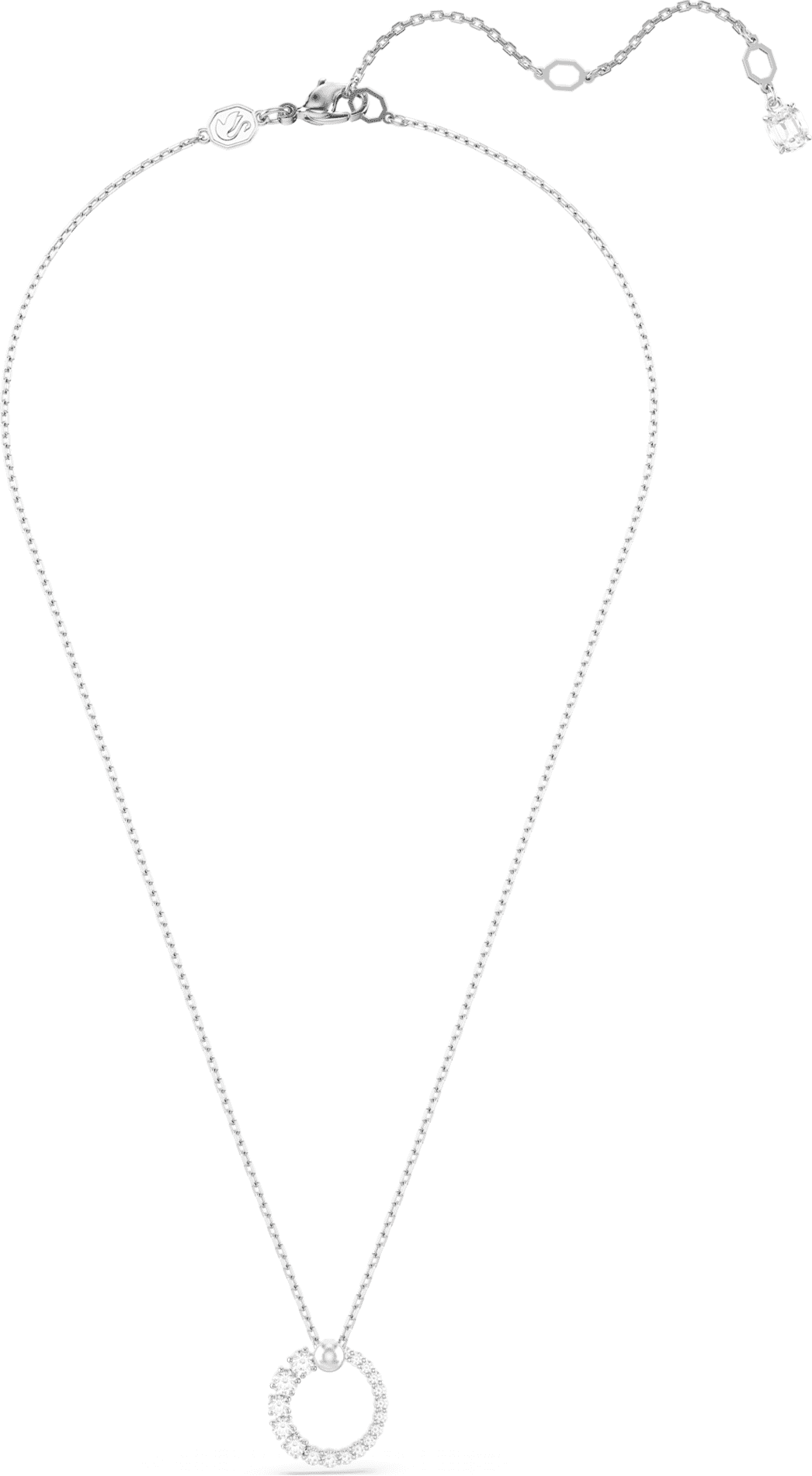 Collier Swarovski Matrix 5688751 en plaqué rhodium avec cristaux blancs pour femme vue 2