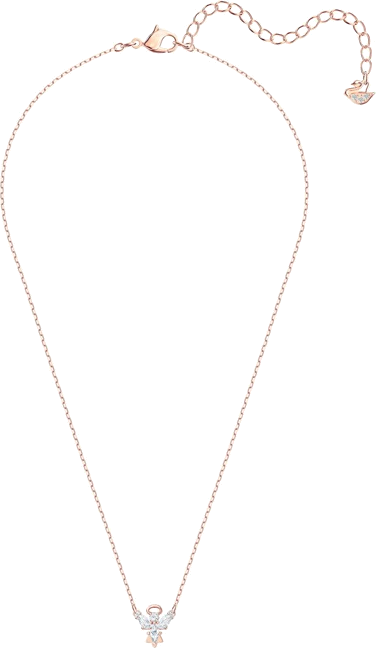 Collier Swarovski Magic Angel 5498966 plaqué or rose avec cristaux blancs pour femme vue 3