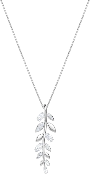 Collier Swarovski Mayfly 5423184 plaqué rhodium cristaux blancs