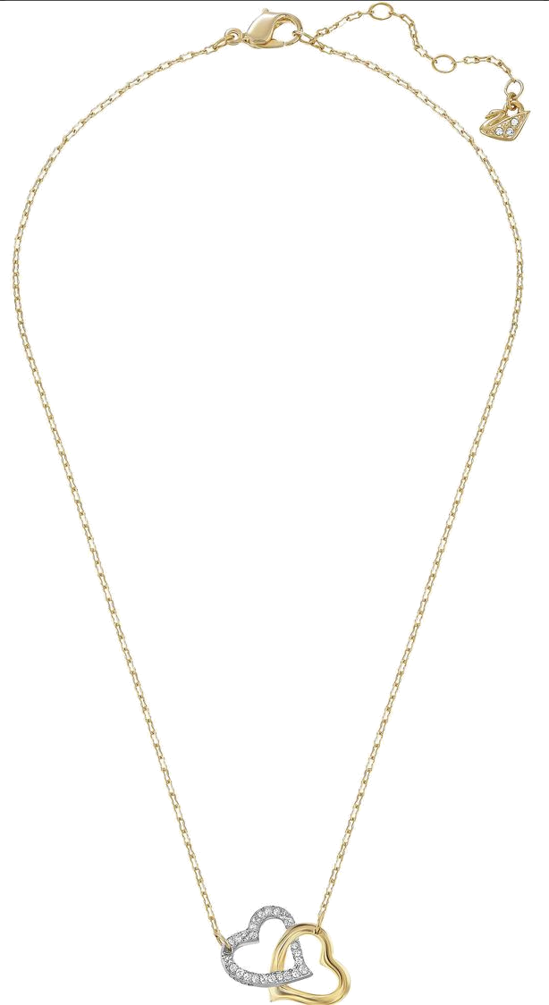 Collier Swarovski 1062708 en plaqué or et cristaux blancs pour femme vue 2