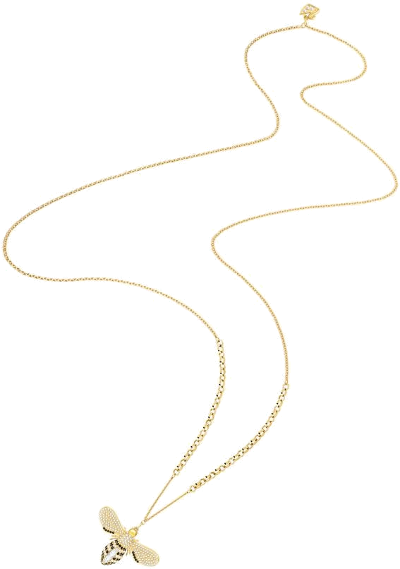 Collier Swarovski Lisabel 5394212 plaqué or - Pendentif abeille en cristaux pour femme vue 2