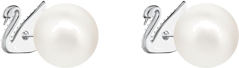 Boucles d'oreilles Swarovski 5416591 en plaqué rhodium argenté pour femme vue 3
