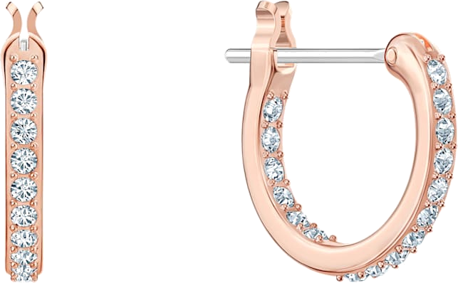 Boucles d'oreilles Swarovski Symbolic Star 5494337 en plaqué or rose avec cristaux, pour femme vue 4