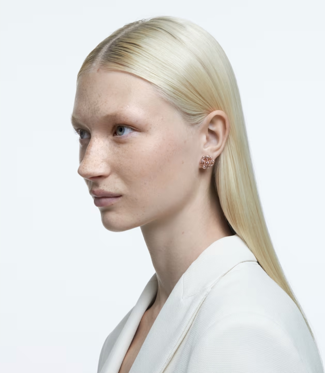 Boucles d'oreilles Swarovski Connexus 5615102 en plaqué or rose pour femme vue 2
