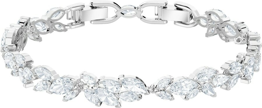 Bracelet Swarovski Louison 5419244 en métal plaqué rhodium avec cristaux blancs - Pour Femme vue 2