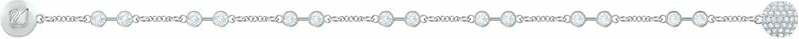 Bracelet Swarovski Remix 5432774 en métal plaqué rhodium avec cristaux blancs - Pour Femme vue 2