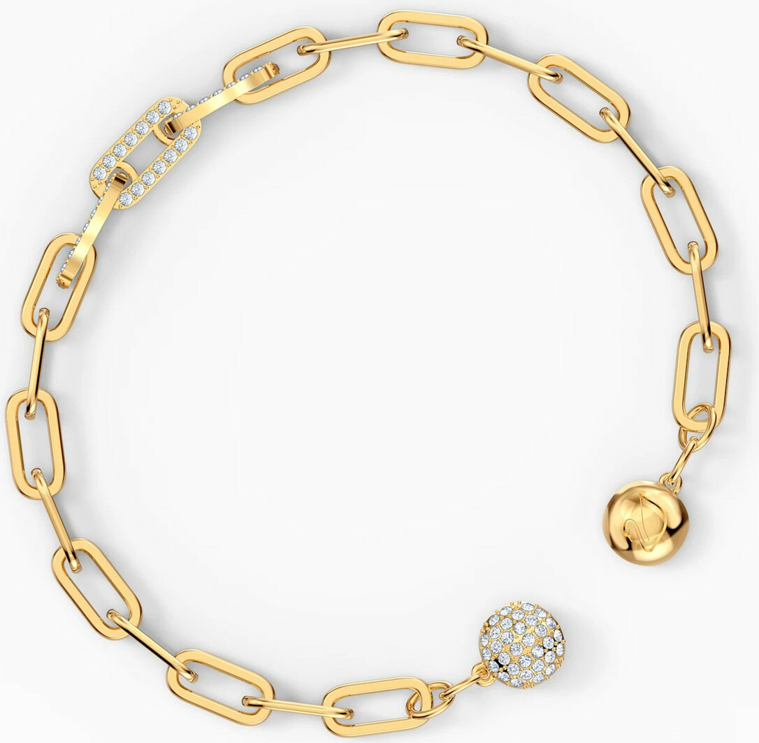 Bracelet Swarovski The Elements 5572639 pour Femme, Plaqué Or et Cristaux Blancs vue 2