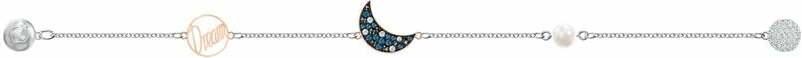 Bracelet Swarovski Remix Moon 5490934 pour Femme en Argent Rhodié avec Perle et Cristaux vue 2