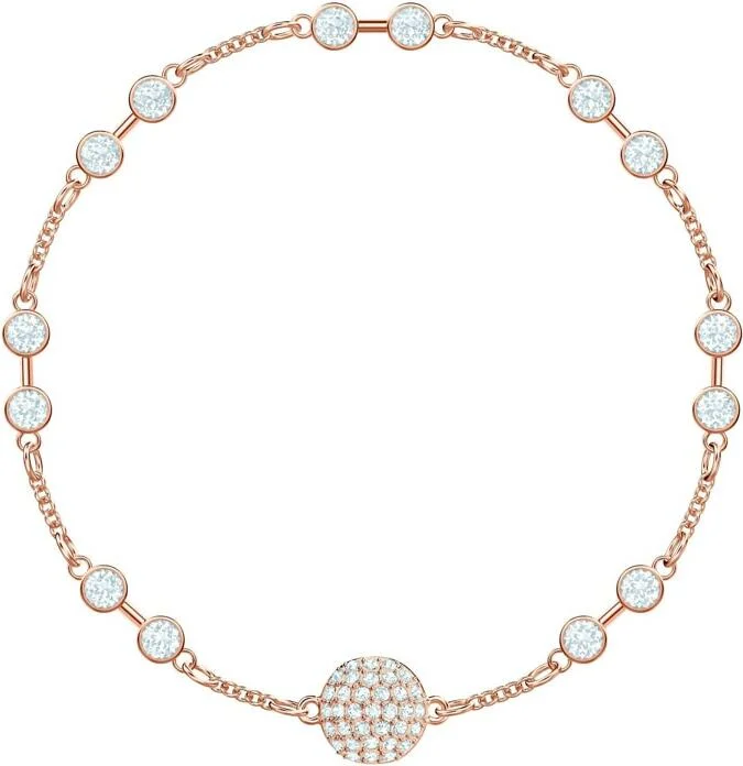 Bracelet Swarovski Remix 5435651 plaqué or rose cristaux blancs