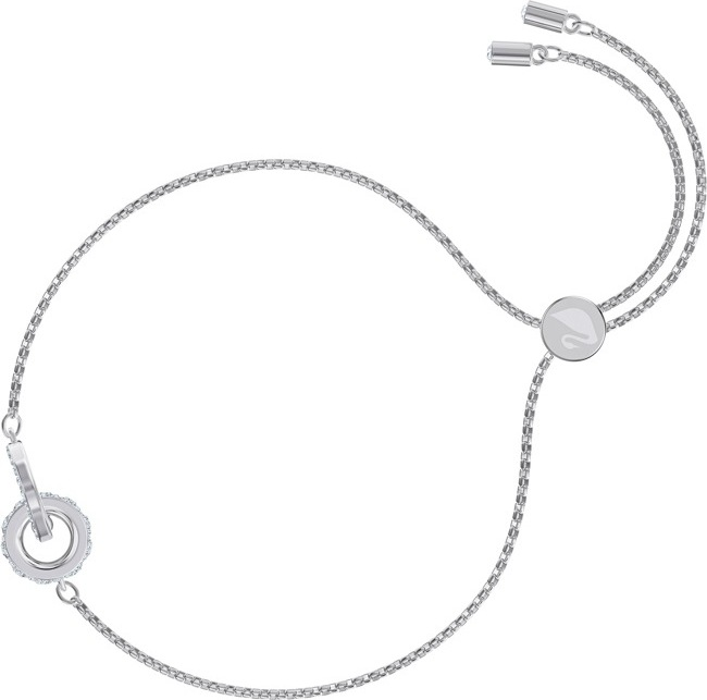 Bracelet Swarovski Further 5498999 pour femme, plaqué rhodium argenté avec cristaux blancs vue 3