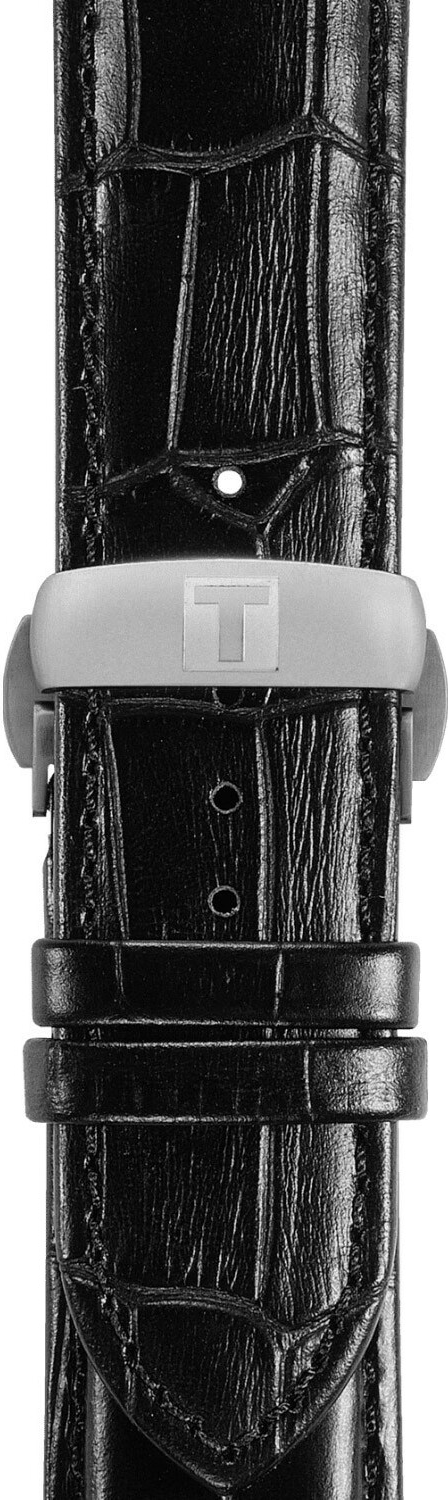 Montre Homme Tissot Couturier T0354101605100 - Cadran Noir, Boîtier Acier, Bracelet Cuir vue 3