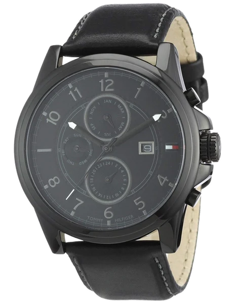 Montre Tommy Hilfiger 1710295 avec bracelet en cuir noir
