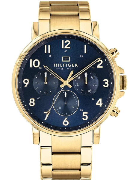 Montre Homme Tommy Hilfiger 1710384 bracelet acier doré