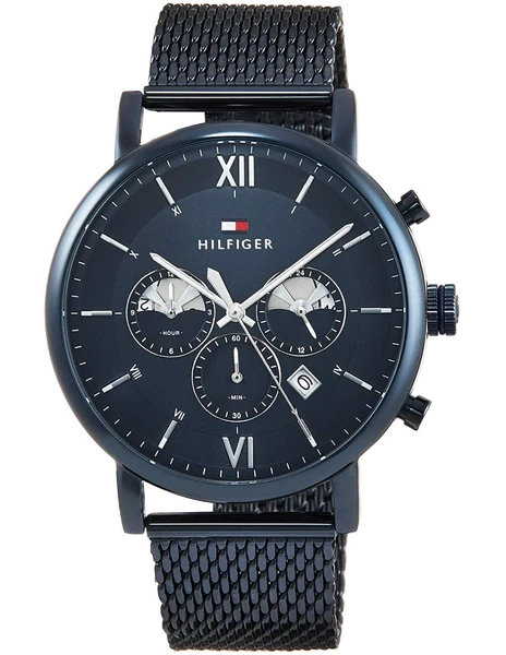 Montre Homme Tommy Hilfiger Evan 1710397 en Acier avec Cadran Multi-fonctions