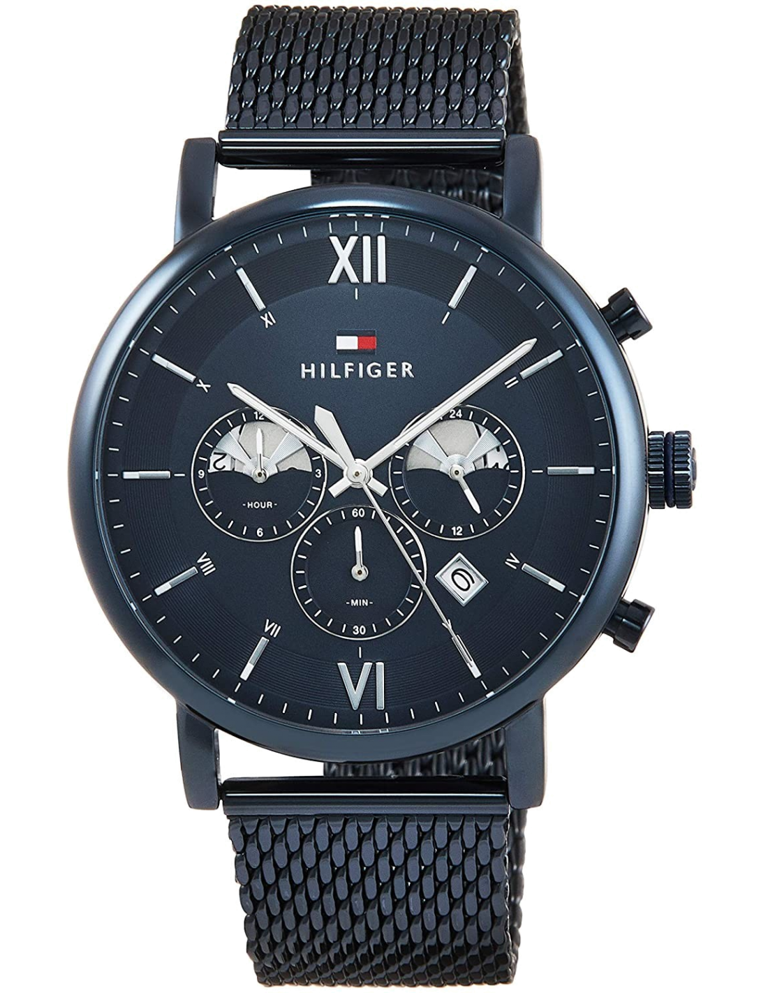 Montre Homme Tommy Hilfiger Evan 1710397 en Acier avec Cadran Multi-fonctions