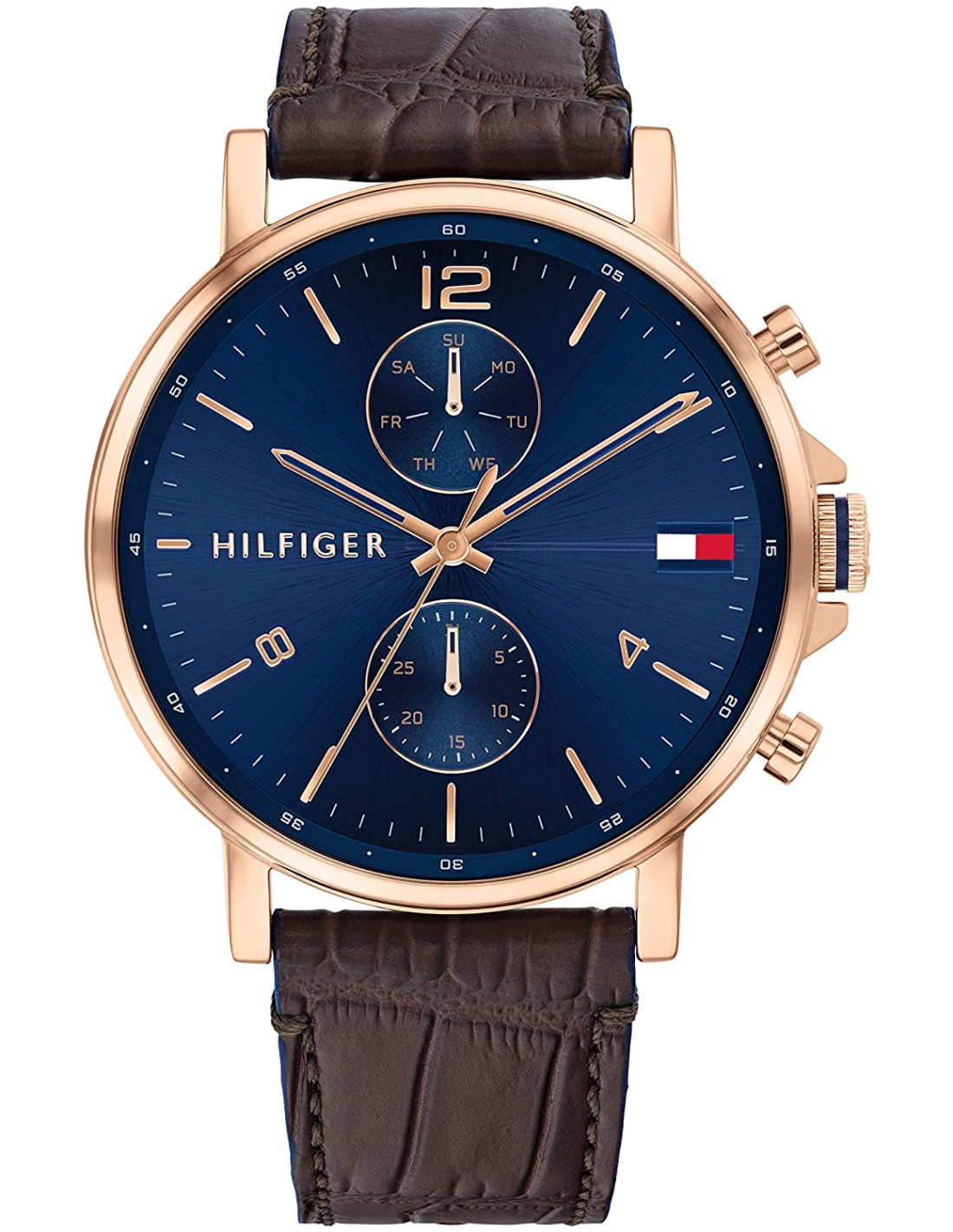 Montre Tommy Hilfiger 1710418 Daniel Cadran Bleu et Or Rose