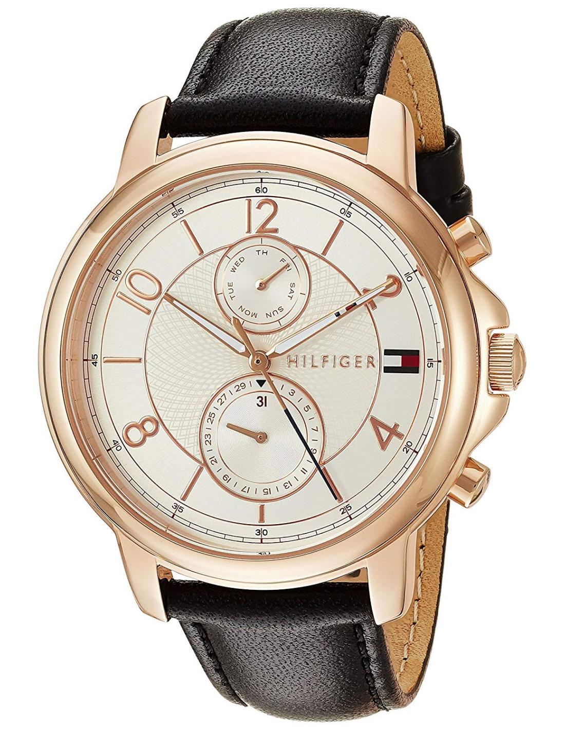 Montre Tommy Hilfiger 1781817 Bracelet Cuir Noir Classique