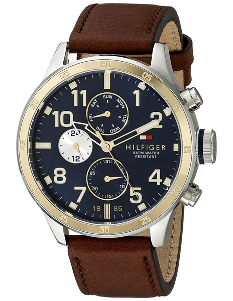 Montre Homme Tommy Hilfiger 1791137 Marron au bracelet texturé