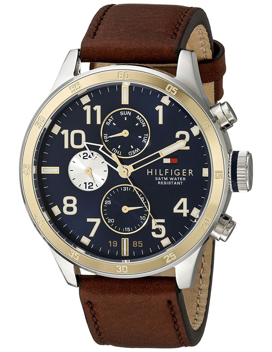 Montre Homme Tommy Hilfiger 1791137 Marron au bracelet texturé