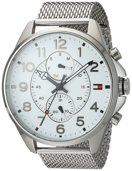 Montre Tommy Hilfiger 1791277 Maille Milanaise et Aiguilles Luminescentes